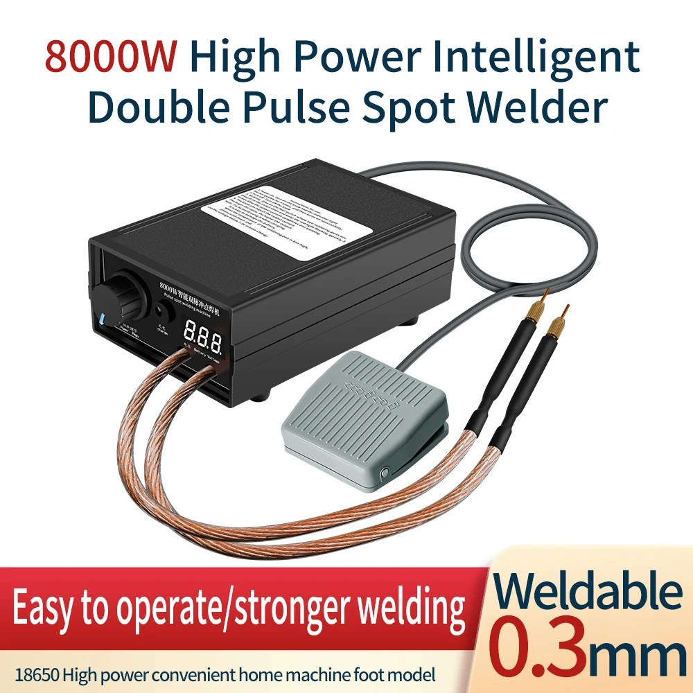 Mini noktalar KAYNAK MAKINESİ 8000W el nokta kaynak dijital ekran şarj edilebilir 18650 pil ve kaynak nikel şerit için - Görsel 2
