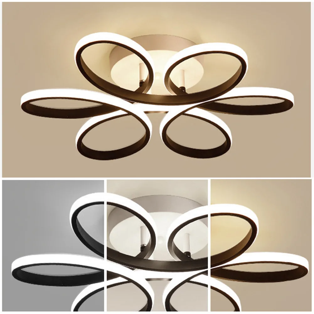 Modern çiçek LED tavan ışıkları Nodic iç mekan aydınlatması Led yüzeye monte tavan yatak odası için lamba oturma odası koridor ışıkları