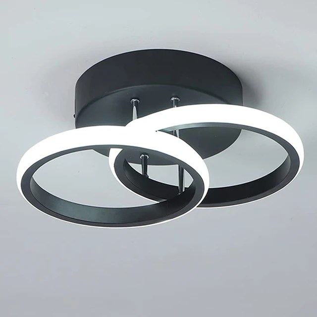 Modern çiçek LED tavan ışıkları Nodic iç mekan aydınlatması Led yüzeye monte tavan yatak odası için lamba oturma odası koridor ışıkları - Görsel 16