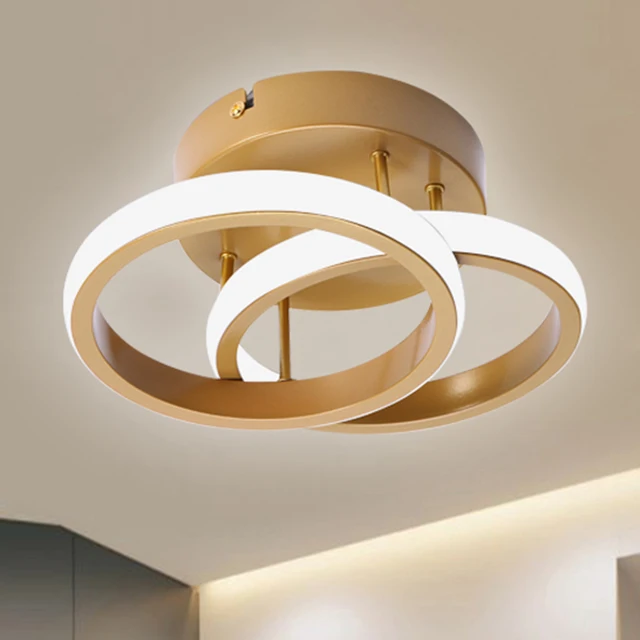 Modern çiçek LED tavan ışıkları Nodic iç mekan aydınlatması Led yüzeye monte tavan yatak odası için lamba oturma odası koridor ışıkları