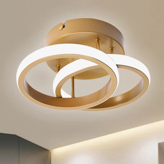 Modern çiçek LED tavan ışıkları Nodic iç mekan aydınlatması Led yüzeye monte tavan yatak odası için lamba oturma odası koridor ışıkları - Görsel 11