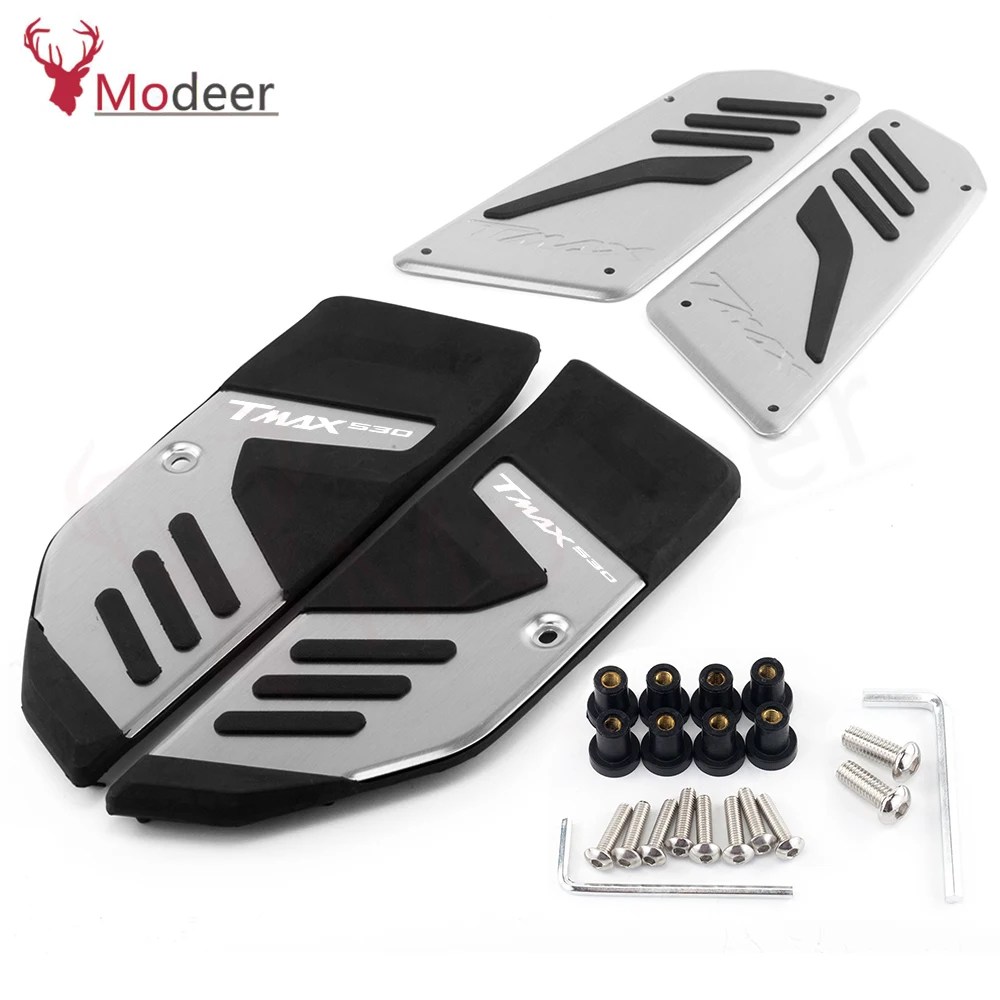 Motosiklet Footrest pedalı Footboard ayak mandalları yolcu Footpeg Pad adım aksesuar YAMAHA Tmax 530 için Tmax530 SX DX 2017-2022 - Görsel 3