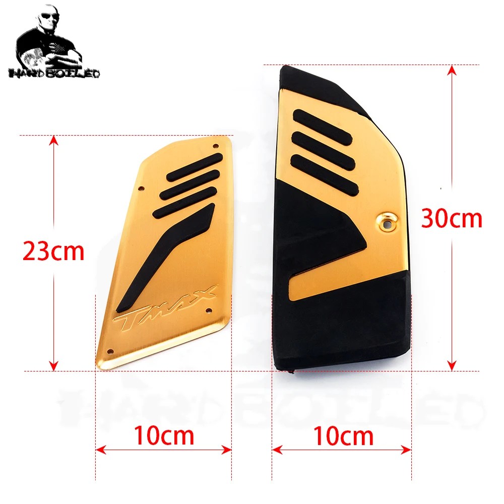 Motosiklet Footrest pedalı Footboard ayak mandalları yolcu Footpeg Pad adım aksesuar YAMAHA Tmax 530 için Tmax530 SX DX 2017-2022 - Görsel 6