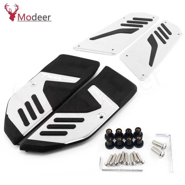 Motosiklet Footrest pedalı Footboard ayak mandalları yolcu Footpeg Pad adım aksesuar YAMAHA Tmax 530 için Tmax530 SX DX 2017-2022