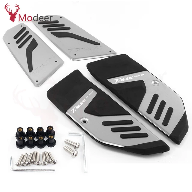 Motosiklet Footrest pedalı Footboard ayak mandalları yolcu Footpeg Pad adım aksesuar YAMAHA Tmax 530 için Tmax530 SX DX 2017-2022