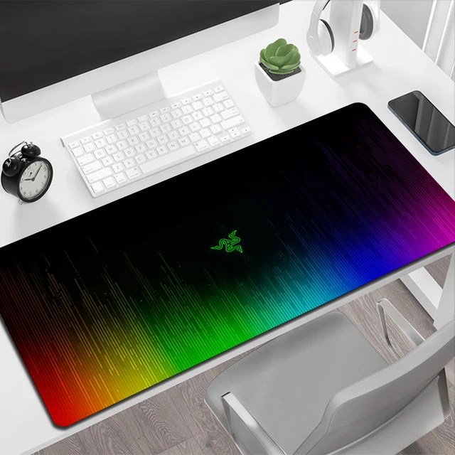 Mouse Pad oyun büyük bilgisayar XXL pads pads masa paspaslar Razer PC Gamer halı kaymaz dizüstü yumuşak fareler ped fare Mat 100x55cm - Görsel 13