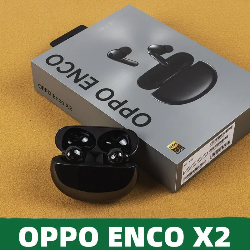 OPPO ENCO X 2 TWS kablosuz kulaklıklar Bluetooth 5.2 aktif gürültü iptal Qi kablosuz şarj kulaklık LHDC kulakiçi