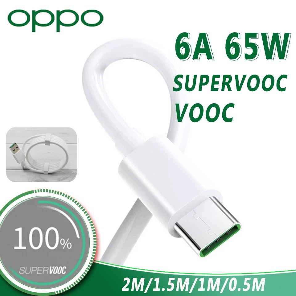 Oppo Oppo 7 Pro 8 kablo orijinal 6a 65w hızlı hızlı şarj kablosu bulmak X3 Pro X5 N F19 F17 K10 A94 Supervooc Vooc Cabo Usb Typec