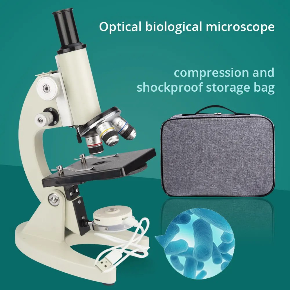 Optik profesyonel biyolojik mikroskop 40-10000X yüksek büyütme HD fotoğraf orta okul üniversitesi Sperm mikrop