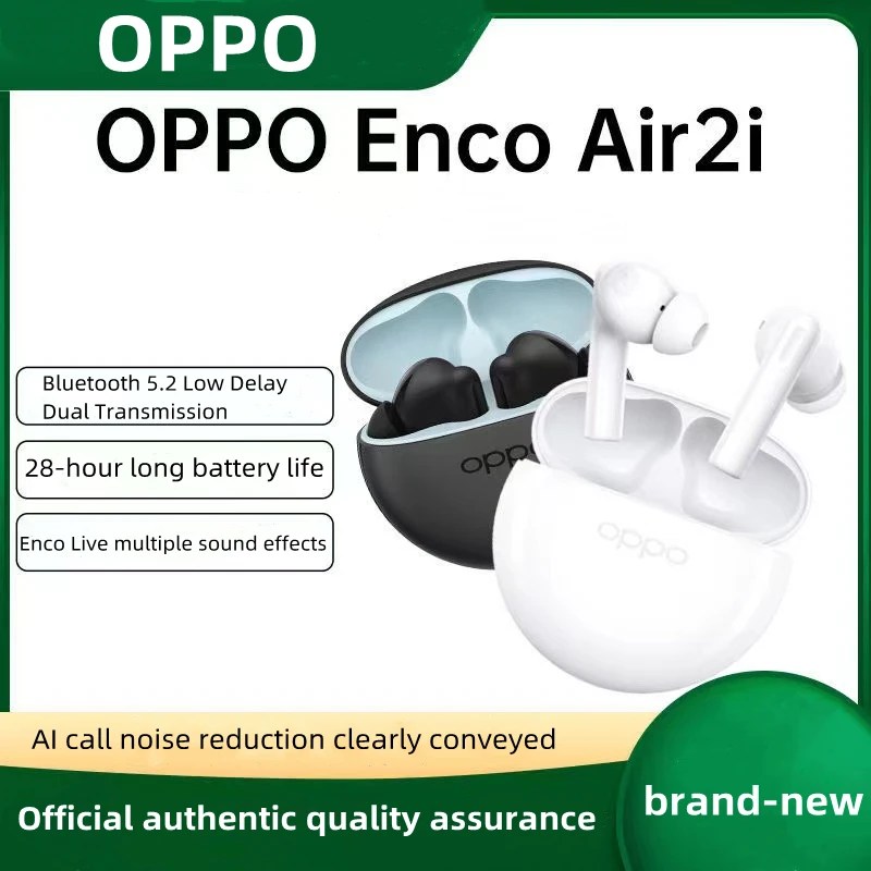 Orijinal OPPO Enco hava 2i gerçek kablosuz oyun çağrı gürültü azaltma Bluetooth kulaklık air2i AI çağrı gürültü azaltma hakiki.