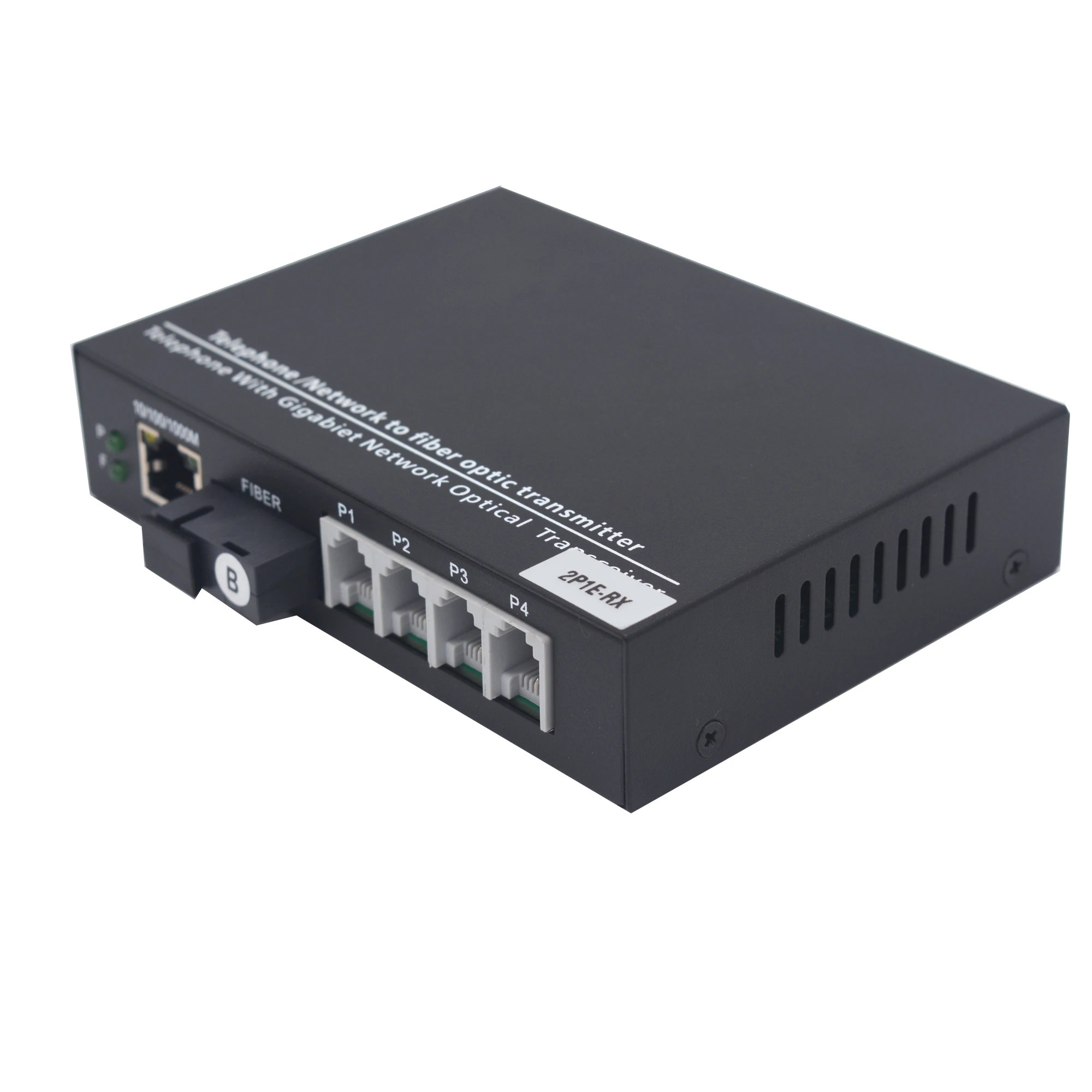 POTS RJ11 telefon ve Fiber optik dönüştürücüler üzerinden Gigabit Ethernet-Fiber üzerinden PCM ses, Fiber üzerinden Ethernet RJ45 kiti - Görsel 4