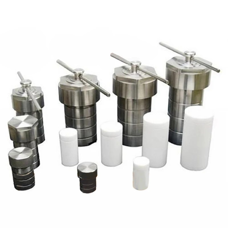 PTFE odası hidrotermal sentez 50ml ile gemi su ısıtıcısı hidrotermal otoklav reaktörü - Görsel 4
