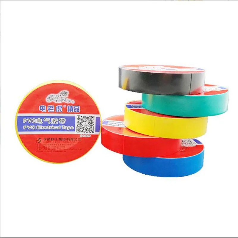 PVC yalıtım bandı kırmızı sarı yeşil mavi siyah elektrik bandı süper sopa PVC su geçirmez bant, 1 rulo 10m ve 5m - Görsel 6