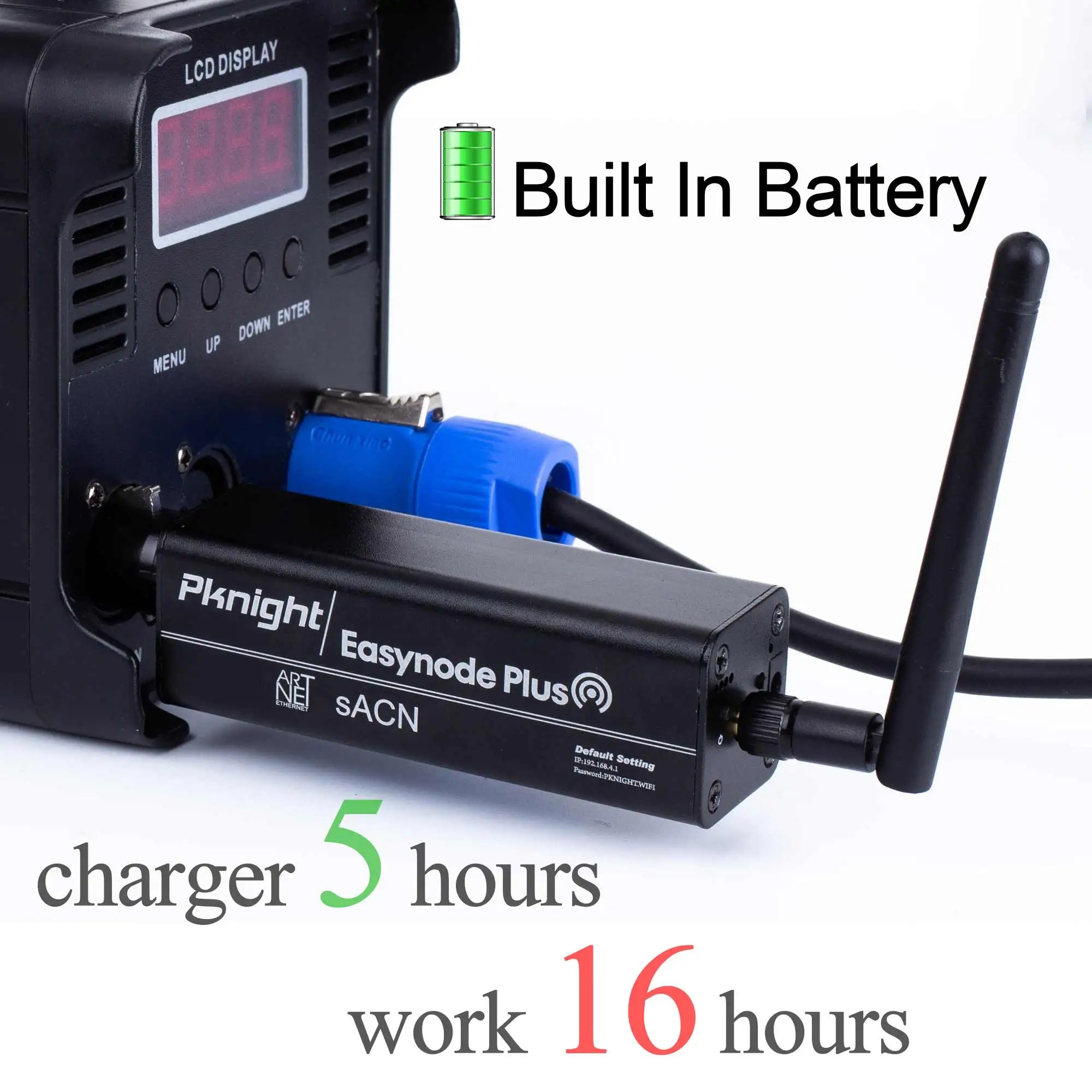 Pknight 2.4G kablosuz WiFi DMX Easynode artı Mini DMX denetleyici App ile WIFI-DMX PRO kullanarak ArtNet/sac protokolü - Görsel 3