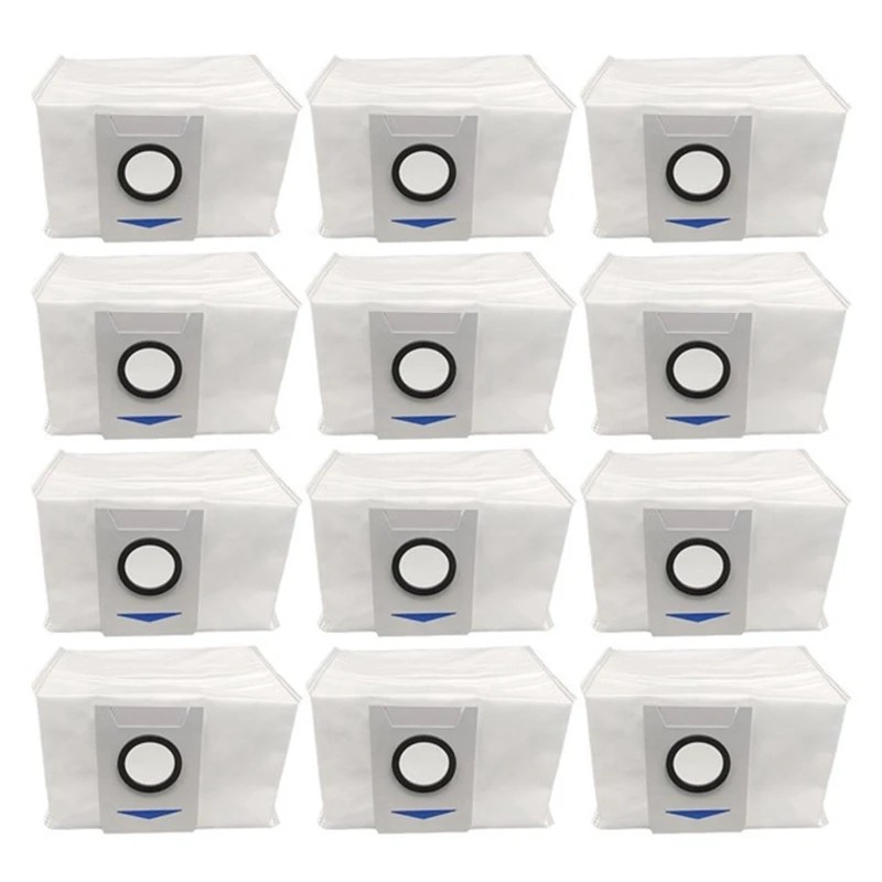 Promosyon! 12 paket vakum toz torbaları için Ecovacs Deebot X1 Omni Turbo Robot vakum parçası