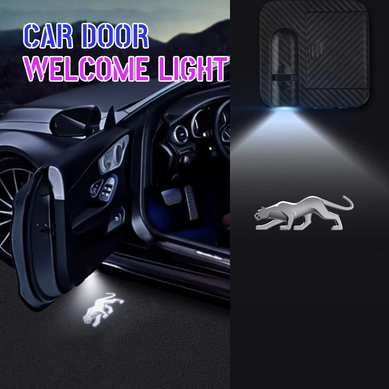 Puma Puma Logo için 1/2 adet LED nezaket lamba araba kapı hoşgeldiniz işık hayalet gölge işık Ford ST hattı EcoBoost MK2 MK3 MK4