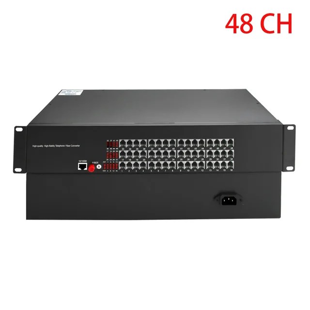 RJ11 telefon ve 10/100M Ethernet üzerinden Fiber optik genişletici, sabit hat telefonları Fiber, Singlemode 20Km, çok modlu 500m - Görsel 8