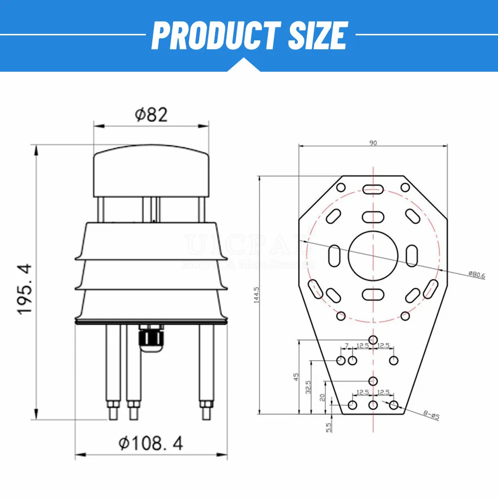 RS485 0-5V 0-10V 4-20mA algılama hava İstasyonu verici çıkışı 0-40 m/s ultrasonik rüzgar hızı ve yön sensörü modülü