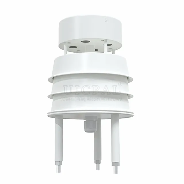 RS485 0-5V 0-10V 4-20mA algılama hava İstasyonu verici çıkışı 0-40 m/s ultrasonik rüzgar hızı ve yön sensörü modülü