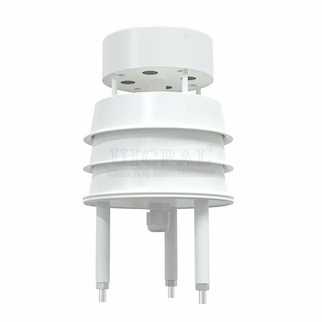RS485 0-5V 0-10V 4-20mA algılama hava İstasyonu verici çıkışı 0-40 m/s ultrasonik rüzgar hızı ve yön sensörü modülü - Görsel 8