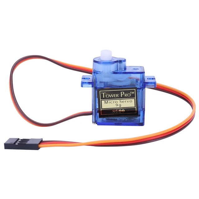 SG90 9G mikro dişli Servo Motor sabit kanatlı direksiyon motoru RC helikopter uçak uçak için 180/360 derece - Görsel 8