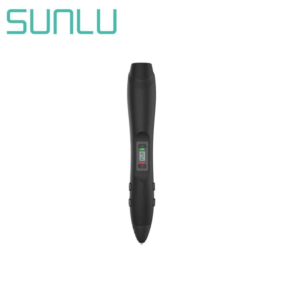 SUNLU 3D kalem SL300 artı 3D baskı kalem LCD ekran boyama PCL/ PLA/ABS filamenti yaratıcı aracı renkli 3D kalem çocuklar için hediyeler