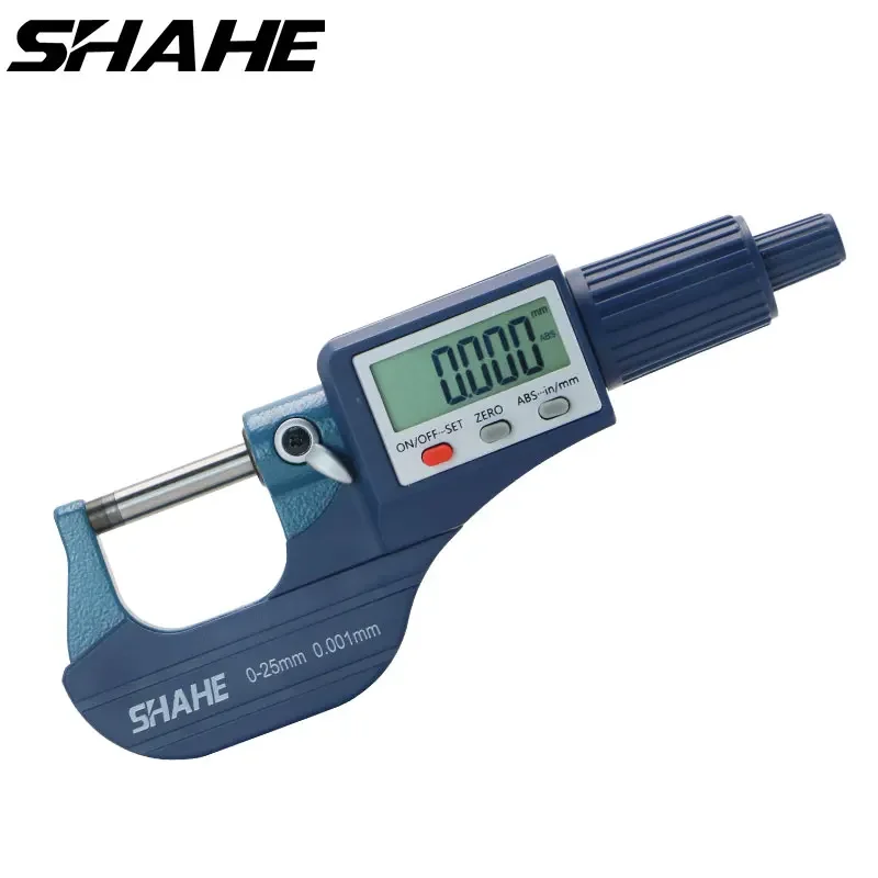 Shahe 0-25/25-50/50-75/100mm mikron dijital dış mikrometre elektronik mikrometre göstergesi 0.001mm dijital araçlar kumpas