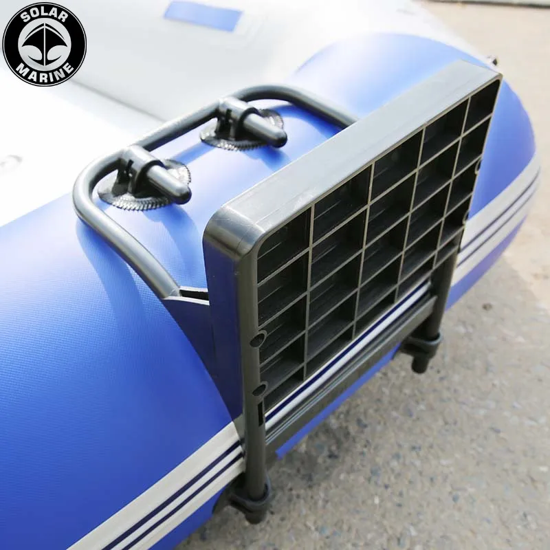 Solarmarine toptan PVC şişme balıkçı teknesi aksesuarları kiti tutucu kayık Motor montajı braketi Motor pervane montaj braketi