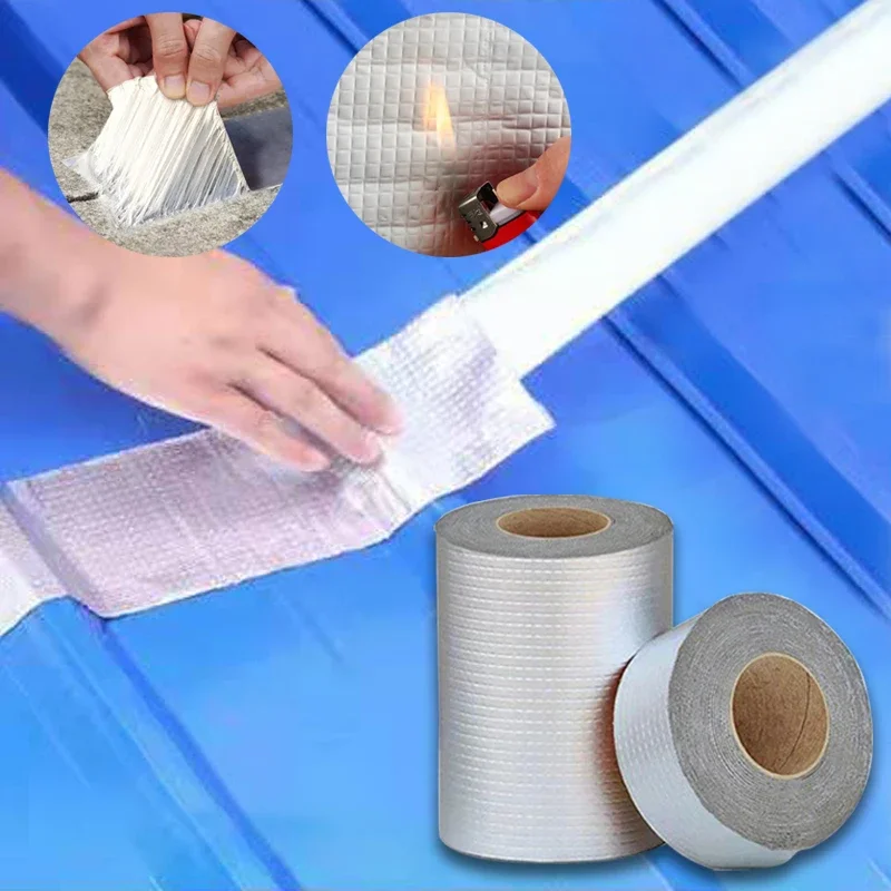 Su geçirmez bant kendinden yapışkanlı butil sızdırmazlık bandı çatı onarım mühürlü yapıştırıcı sızdırmazlık yüksek ve düşük sıcaklık direnci bant