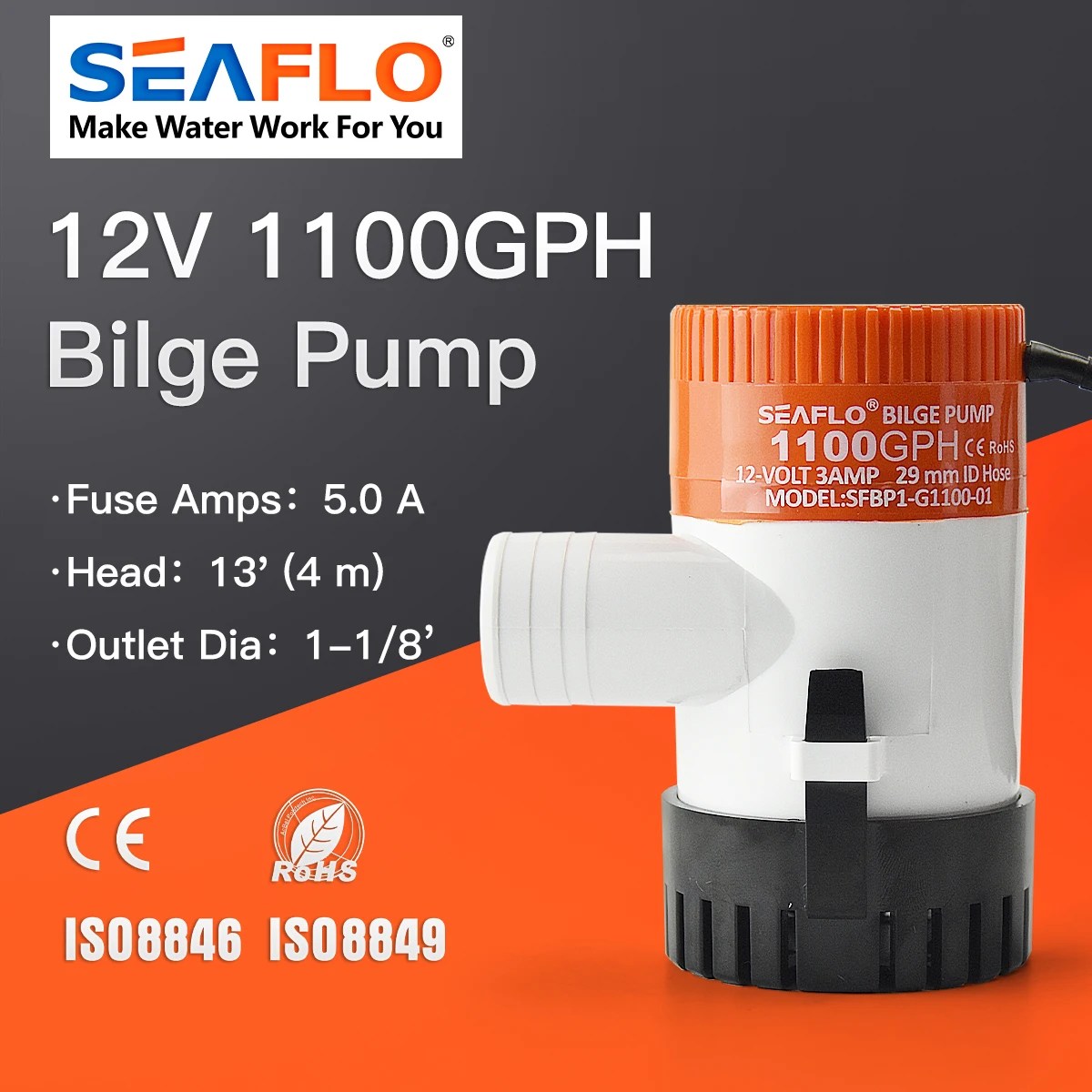 Submersible dalgıç pompa elektrikli su pompası Filter filtre su Mini 12V Bilge pompa su tahliye tekne gemi deniz parçası