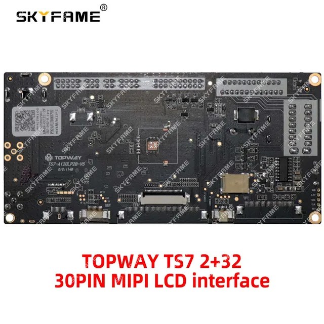 TOPWAY TS7 T3L TS18 T5 TS10 T507 anakart PCB PCBA ana kurulu Android inşa - Görsel 9