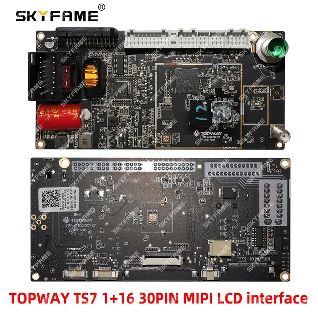 TOPWAY TS7 T3L TS18 T5 TS10 T507 anakart PCB PCBA ana kurulu Android inşa