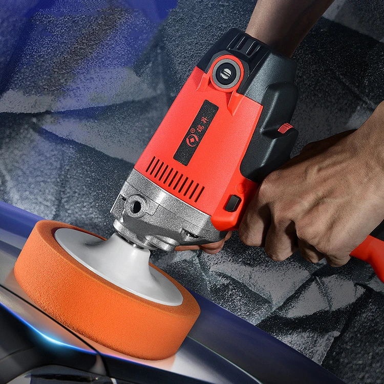 Taşınabilir araba elektrikli parlatıcı 5 hızları ayarlanabilir otomatik güzellik parlatma ağda makinesi araba detaylandırma Scratch onarım aletleri seti