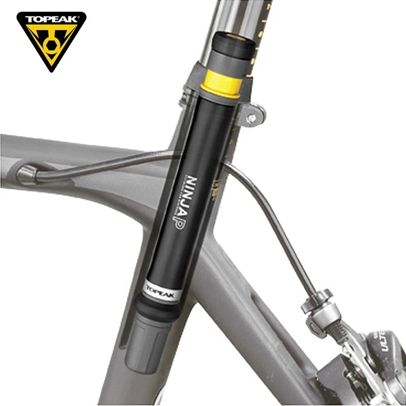 Topeak NINJA P bisiklet Mini basınç pompası yol bisikleti 160psi Presta vana taşınabilir pompa CNC şişirme bisiklet Seatpost gizli pompası