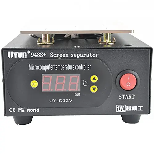 UYUE 948S + ekran ayırıcı makinesi iphone Samsung için yenilemek Build-in vakum LCD ayırıcı cep telefonu tamir - Görsel 4