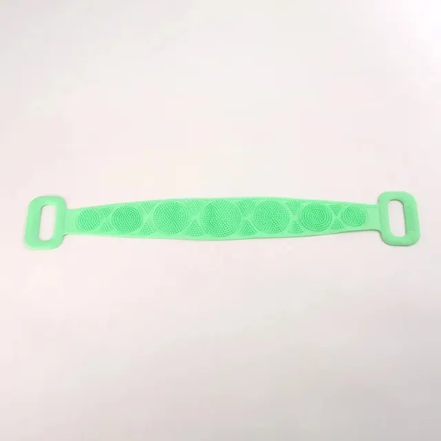 Vücut sünger silikon fırçalar banyo havluları Scrubber Rubbing arak geri soyma masajlı duş kemer genişletilmiş cilt temiz fırçalar