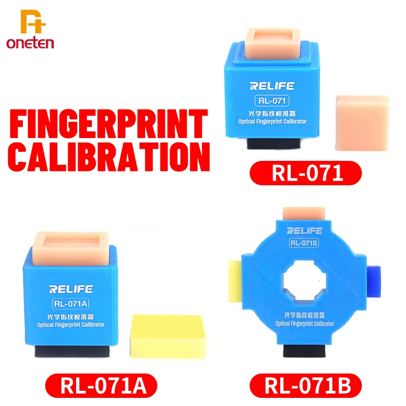 XIAOMI HUAWEI VIVO telefon için RELIFE RL-071/RL-071A/RL-071B Android parmak izi kalibratörü optik parmak izi kalibratör aracı