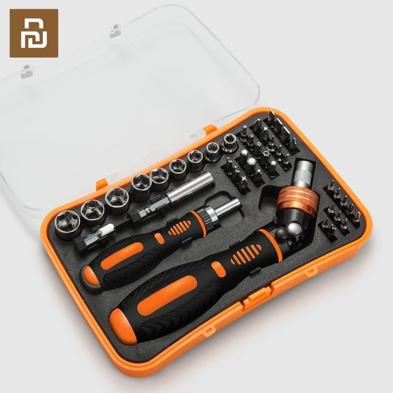 Xiaomi cırcır tornavida kombinasyonu Set makine tamir elektrikli cihaz bakım çok fonksiyonlu tornavida el aracı