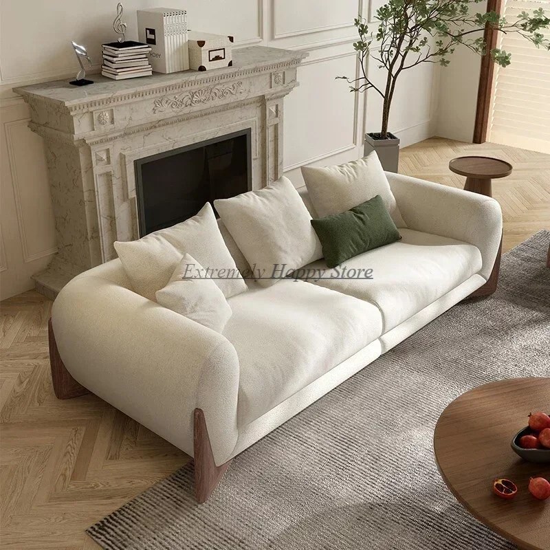 Xxl ahşap bacaklar çekyat uyuyan cabrio sandalye lüks kanepe Modern katlanır Minimalist yumuşak Divani Soggiorno yatak odası mobilyası