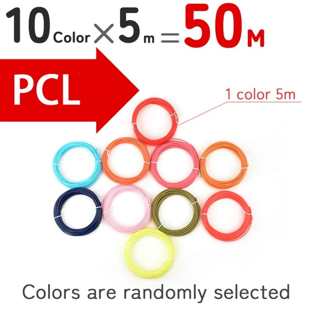 Yüksek kaliteli 3D kalem seti çocuklar için erkek kız doğum günü Chrismas hediye 3d baskı kalem düşük sıcaklık ile 100M PCL Filament 3d kalem - Görsel 10