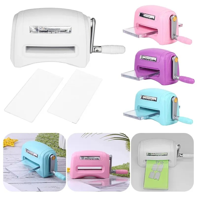 Yaratıcı plastik kağıt kesme kabartma makinesi pratik DIY el sanatları kalıp kesim makinesi zanaat Scrapbooking albümü kesme aletleri