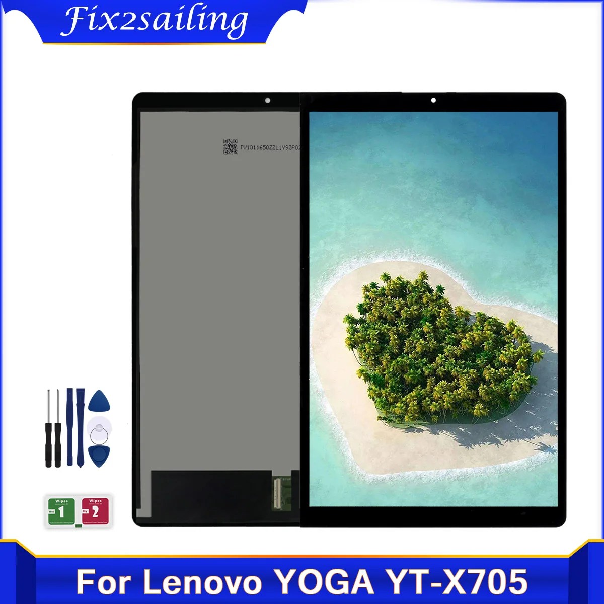 Yeni 10.1 ''Lenovo YOGA TAB 5 akıllı Tab YT-X705 YT-X705L YT-X705X YT-X705F LCD ekran dokunmatik ekran Digitizer meclisi tamir