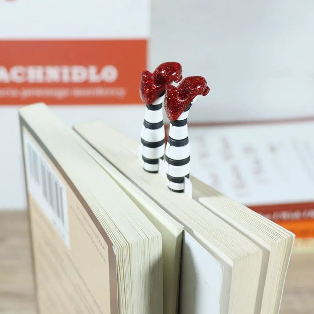 Yeni 3D yüksek topuklu imi pürüzsüz plastik bacaklar el yapımı kitap işaretleyici kitap severler kırtasiye ofis okul malzemeleri 18*5cm