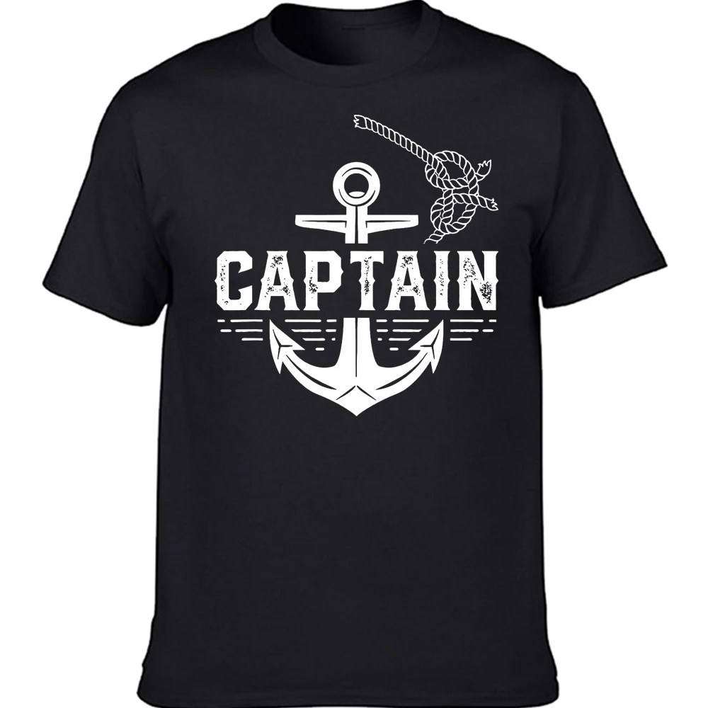 Yenilik başar T-shirt kaptan T-shirt erkekler çapa kafatası denizcilik deniz denizci gemi deniz moda serin hediye Marines gömlek