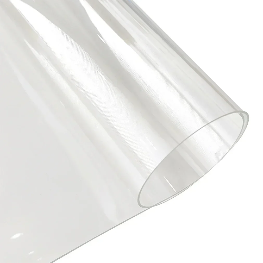 Yuvarlak masa yumuşak cam masa örtüsü 1mm şeffaflık PVC masa örtüsü su geçirmez yağa dayanıklı mutfak yemek masası kapak