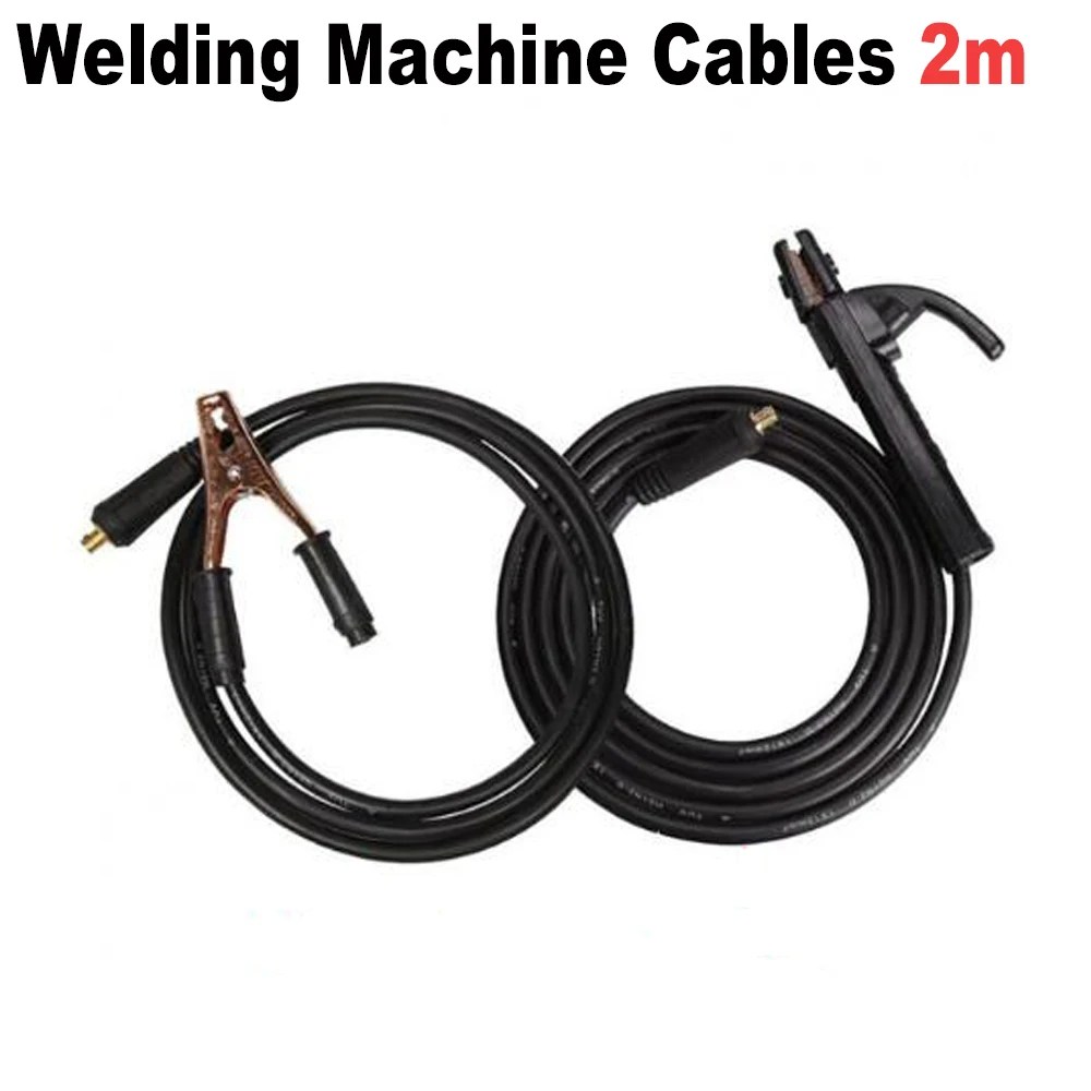ZX7 ZX7 ark kaynak MMA KAYNAK MAKINESİ kolu için 2m kablolar ve zemin kablosu kaynak ekipmanları çap 30mm bakır delik 9mm