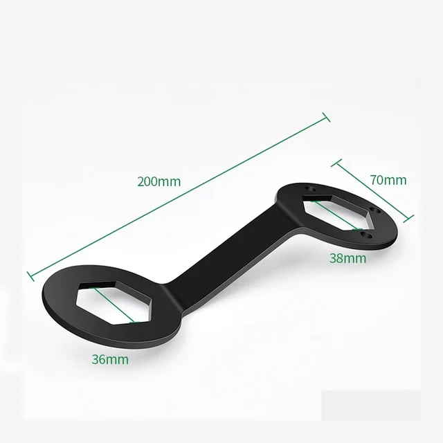 Çamaşır makinesi özel onarım anahtarı çamaşır makinesi bakım temizleme anahtarı 36/38mm somun kalınlaşma uzun kollu anahtarı