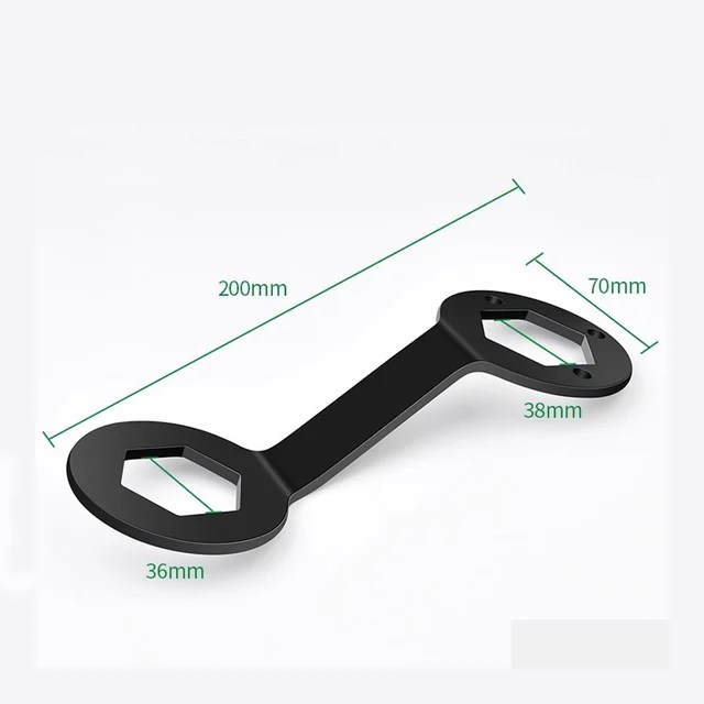 Çamaşır makinesi özel onarım anahtarı çamaşır makinesi bakım temizleme anahtarı 36/38mm somun kalınlaşma uzun kollu anahtarı - Görsel 7