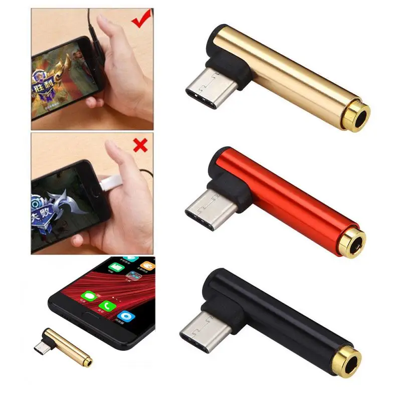 Tip C için 3.5mm adaptörü müzik ses Jack Aux adaptör kablosu için Huawei Samsung tip-c portu cep telefonu Dropship