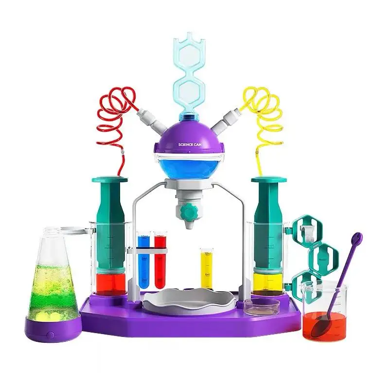 Çocuk bilim laboratuvarı Montessori oyuncaklar kimyasal deneyleri kitleri kök çocuk eğitim ToysScience yaygınlaştırma ekipmanları